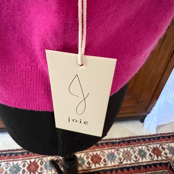 Joie Cashmere Cardigan | Pink | Cashmere Covered Buttons | NWT - Picture 4 of 5